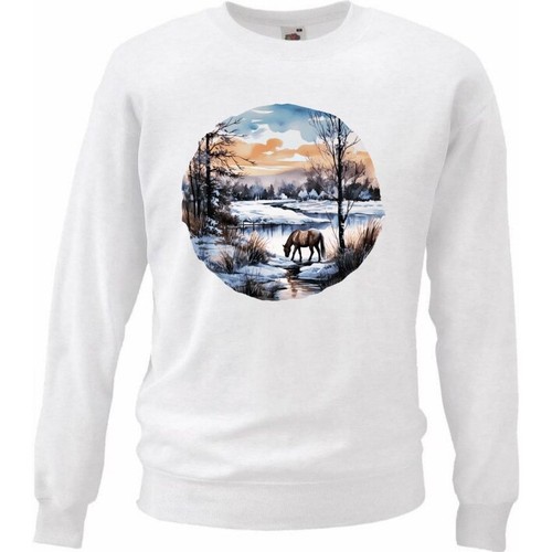 Sweatshirt sweater pferde - sweater,
