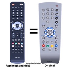 New replacement remote control - new,