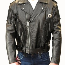 Chopper Lederjacke aus