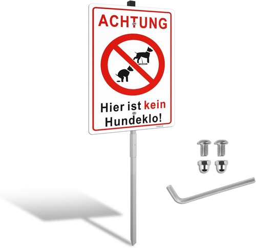 Hundekot verboten schild - verboten,