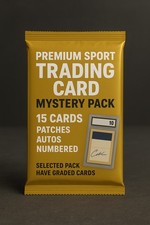 Premium Sports Trading Card Mystery Pack - 15 Hits mit Autos, Patches, nummeriert