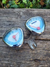 Selten VDO Fahrrad Tacho mit Uhr  für Antike Altes Fahrrad Oldtimer Bicycle 