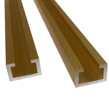 (7,00 €/m) Alu C-Profil gold