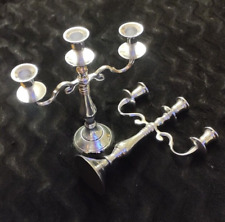 2 Kerzenständer, Kerzenleuchter, Kandelaber, 3- flammig