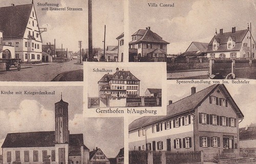 Gersthofen 1930 mehrbild - gersthofen,
