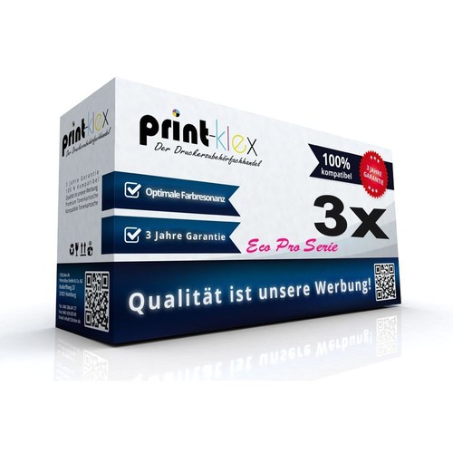 Drucker tonerkartuschen - 3x,