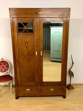 Antiker Jugendstilschrank, Art Deco Schrank,  Kleiderschrank um 1920