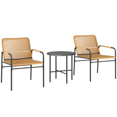 Outsunny tlg rattan - outsunny, 3-tlg.