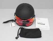 Uvex 'Wanted Visor' Skihelm, Visierhelme Gr. S/M 54-58 cm Schwarz matt
