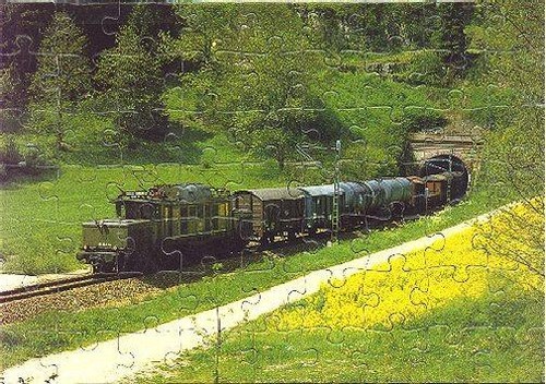 Eisenbahn kinder puzzle - kinder-puzzle, ·