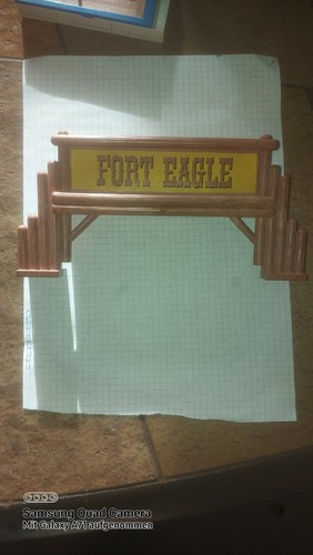 Playmobil schild fort - schild,