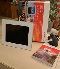 AGFAPHOTO AF 5077 PS Digital PHOTOFrame Digitaler Bilderrahmen weiß 13x18