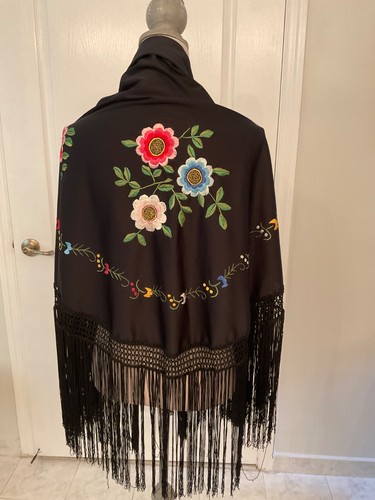 Senorita spanish manton scarf - manton,