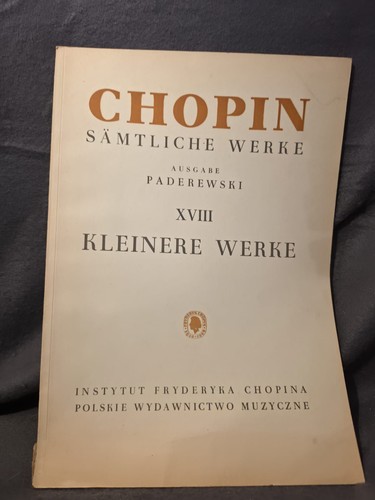 Chopin sämtliche werke xviii - sämtliche,