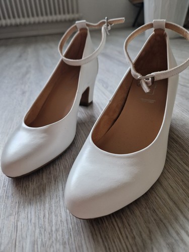 Schuhe pumps weiß hochzeit - weiß,
