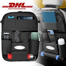 Auto Rückenlehnenschutz Auto Rücksitz Organizer PU Leder Kinder Rücksitzschoner,