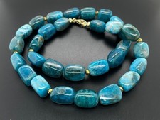 KETTE 925/- SILBER VERGOLDET MIT APATIT & HÄMATIT BEH. SOGNI D'ORO SCHMUCKJAGD