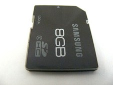 8GB SDHC Card Class 10  (  8 GB SDHC Karte ) SAMSUNG gebraucht 