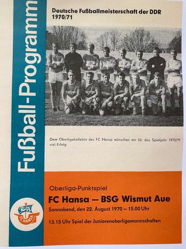 Ddr oberliga hansa rostock - oberliga,
