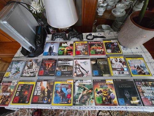 Ps3 konsole mit spiele und - konsole, 21