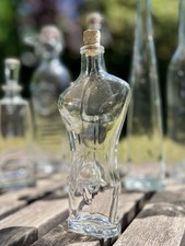 Flasche/Dekoflasche/Glasflasche „Adonis“, 0,2 Liter mit Korkverschluss