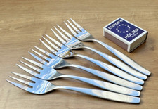 WMF LÜNEBURG - Cromargan - 6 Kuchengabeln  15,5 cm