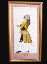 Gobelin Stickbild "Kavalier