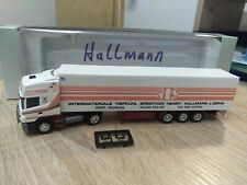 AWM. Scania 144L 460 Kühlkoffer-SZ. Sped. Henry Hallmann Hamburg.