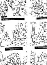 Originalzeichnung Spongebob Comic B für das deutsche MAD Astalos Ivica signiert