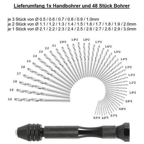Sortiment mini bohrer - mini,