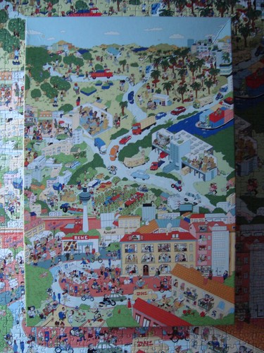 Puzzle die bunte - (1000),