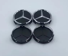 4x 60 mm Mercedes Nabendeckel Felgenkappen Felgendeckel Radnabendeckel Radkappen