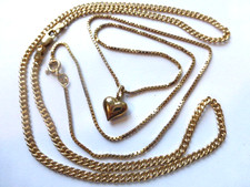 13,7g 333 Gold Schmuck, Panzerkette, Herz, Kette, trgb kein Bruchgold, Nachlass