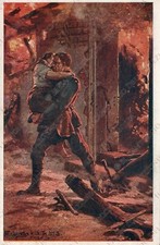WW1 official card RED CROSS