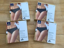 Tchibo Bikini Slip Bikinislip schwarz black xtra life lycra Gr. 50 blickdicht