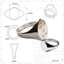 Maßgefertigter ovaler