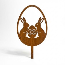 Osterhasen mit Ei 20 x 6 x 1