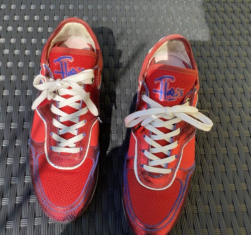 Metallic leder sneaker floris - metallic-leder,