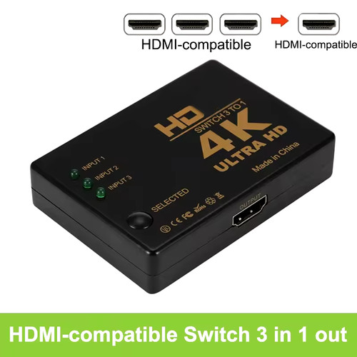 Hdmi splitter switch 3in1 hub - hdmi,