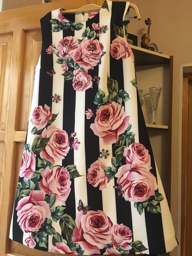 Blumenkleid mit kristallen - mit,