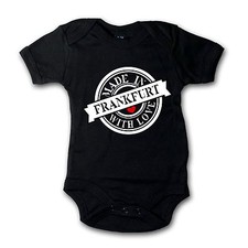 Made in Frankfurt Baby Body Bodysuit 100% Baumwolle Strampler 4 versch. Größen