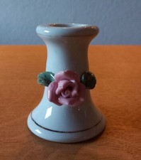 Kerzenständer mit Rose - Deko - Kerze