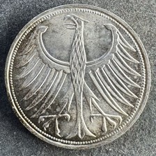 5 Mark 1965 F BRD Silberadler