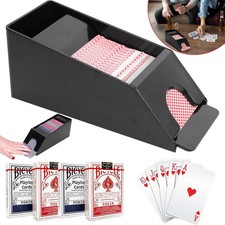 Dealing Shoe Kartengeber für 4 Spiele Poker Kartenschlitten für Spielkarten