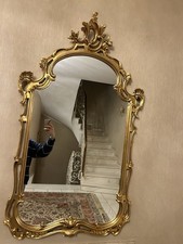 Antiker Gold Barock Wandspiegel Ca.120 Cm