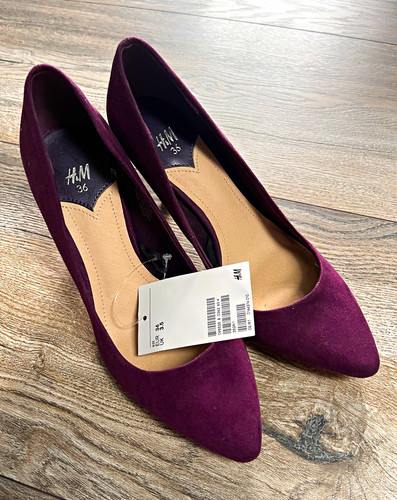 Damen pumps wildleder lila - pumps,