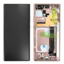 Original Samsung Galaxy Note 20 Ultra N986 Display Touchscreen Rahmen Bronze