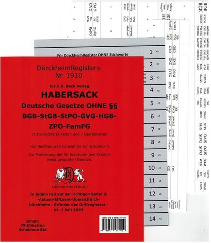 Habersack akronyme ohne - habersack,