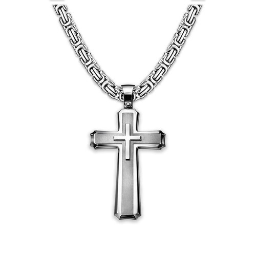 Massiver xxl kreuz anhänger - kreuz,