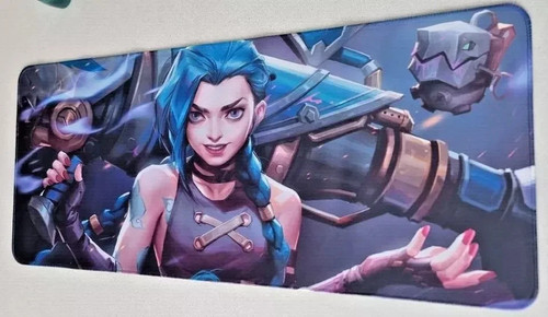 Jinx league legends 70x30cm - jinx,